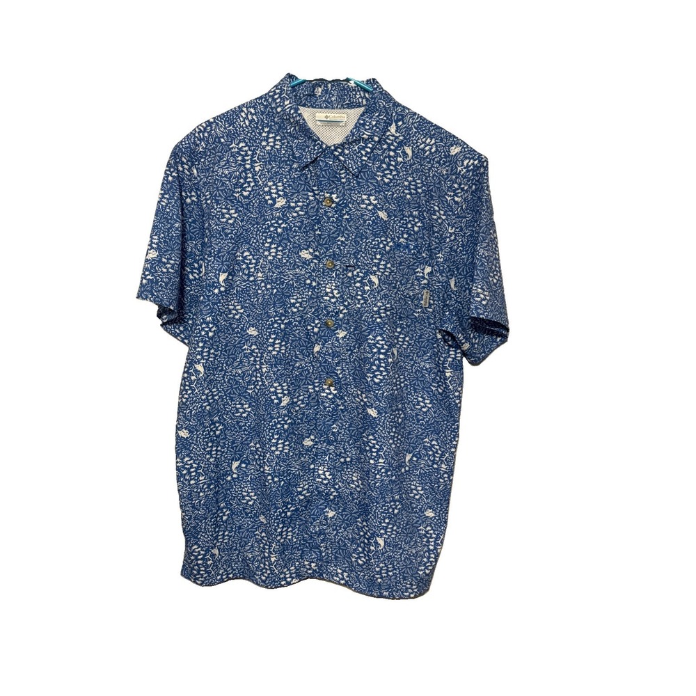 Men's M Columbia Button-Down Shirt